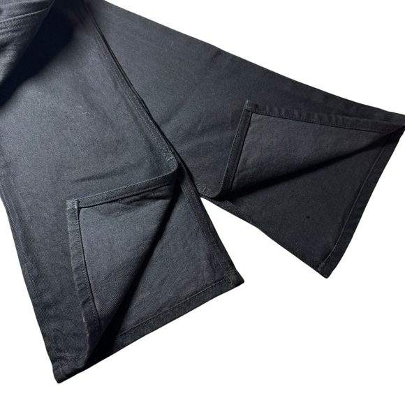 NWT Old Navy Extra High Rise Kicker Boot Cut buttonfly black jeans women’s sz 2 - Picture 5 of 14